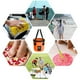 thumbnail image 3 of Wosthever Cubo de agua plegable de PVC, resistente al agua, lavabo, senderismo, de coches, contenedor organizador con asa, accesorios Pescar Naranja 12L Wosthever OD022092-05, 3 of 6
