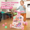 thumbnail image 2 of Baby Walker Cute Stone 2 en 1 para niñas mayores de 12 meses con juguetes, 2 of 9