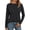 Black, variant on VISALY Long Sleeve Shirts Pullover Crewneck Sweaters Business Casual Tops Tunic Sweatshirt for Women Plus Size Pullover Autumn Winter Solid Color Loose Fitting Shirts Black L