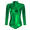 Dark Green, variant on Women's Dance Ballet Leotards Long Sleeve Metalic Shiny Leather Turtleneck Gymnastics One Piece Lycra Bodysuits Dancewear M Silver
