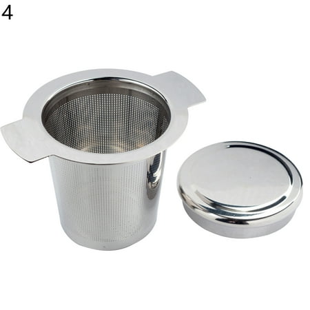 

Farfi 1 Pcs Tea Infuser Fine Mesh Wide Application Stainless Steel Mirror Polishing Evenly Herbal Strainer Household Supplies