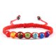 thumbnail image 1 of Pulsera de piedra Natural trenzada de 6MM y 7 Chakras, brazaletes curativos Engry de alta calidad, joyería de Yoga para parejas, Pulsera de cadena, regalo para amigo Tan Jianjun unisex, 1 of 2