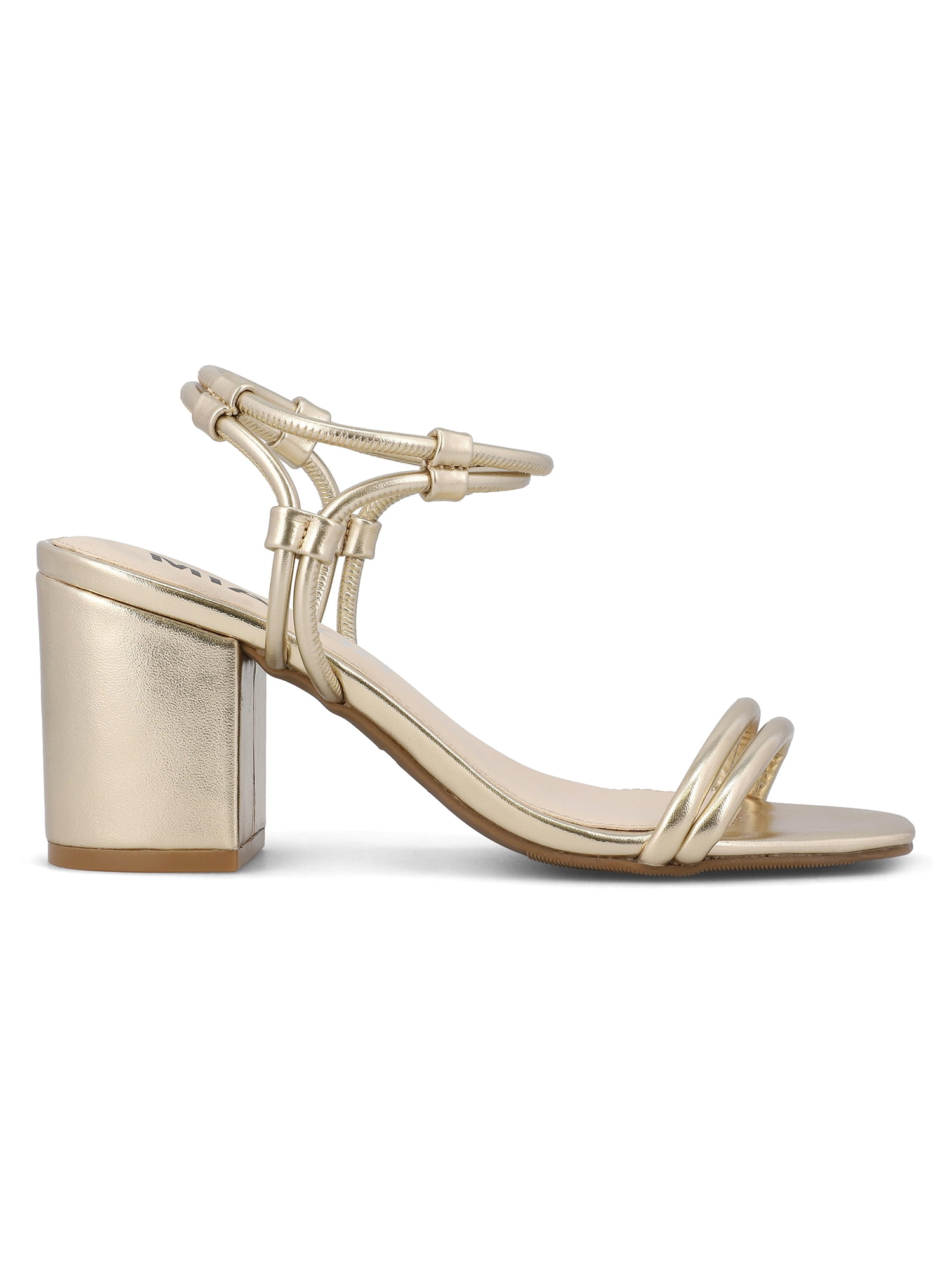 MIA TOO Women's Annelise Block Heel Ankle Strap Sandal