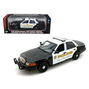 2001 Ford Crown Victoria San Gabriel Police Interceptor 1/18 Diecast Car Model by Motormax