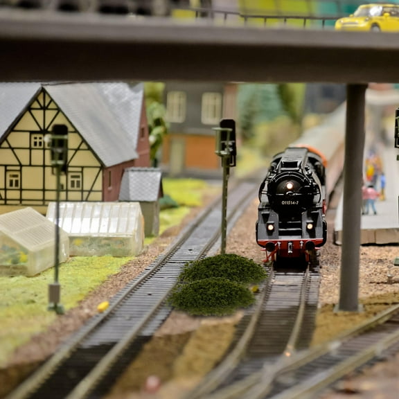 WHAMVOX 1 Bottle Realistic Bushy Powder Coarse Particles Train Sand Table Diorama Grass Scenery Miniature Scatter Model Railroad Scenery Grass 185ml