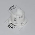 thumbnail image 2 of 12pcs Tape Lock Button Plug Plastic Bottom Rail Cord Cover White Color Tape Lock Plug Blinds Accessory for Horizontal Faux Wood Blinds Bottom Rail, 2 of 5