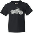 thumbnail image 3 of Inktastic Distressed Motorcycle Youth T-Shirt, 3 of 5