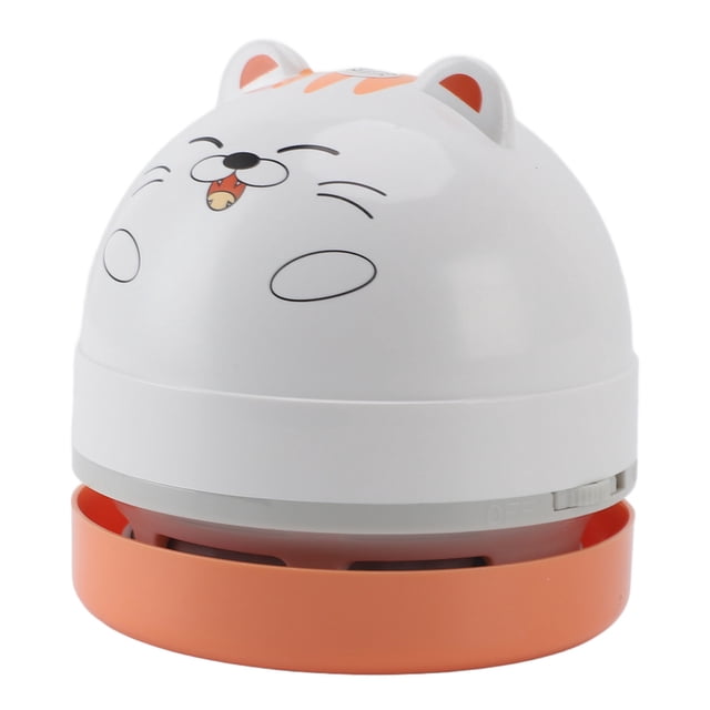 Mini Desktop Vacuum Cleaner with Detachable Nozzle Portable Cordless Table Dust Vaccum Cleaner for Home Office