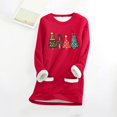 thumbnail image 4 of Luvior Christmas Sweatshirt for Women Crewneck Sequin Tree Sweater Sweatshirts Colorful Graphic Shirt Xmas Holiday Party, 4 of 4