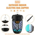 BLACK+DECKER Bug and Fly Zapper, Mosquito Attractant Killer and Fly