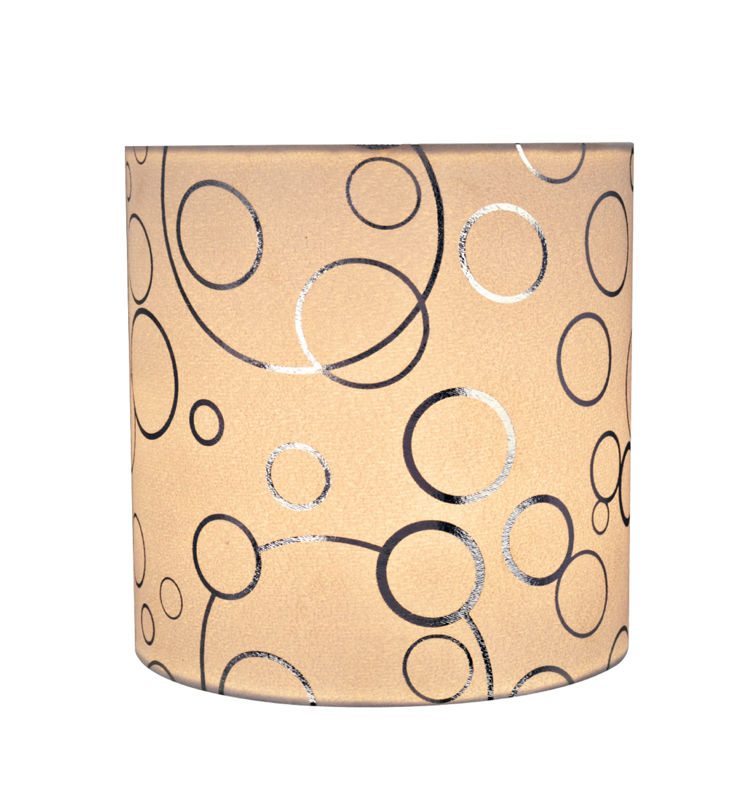 Aspen Creative 31234 Transitional Drum (Cylinder) Shape Spider Construction Lamp Shade in White, 8" wide (8" x 8" x 8")
