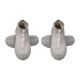 thumbnail image 1 of Sonducket Cubierta impermeable de silicona para zapatos, cubierta impermeable para zapatos, lluvia y suciedad, Simple y elegante Accesorios de calzado Gris claro.Blanco, 1 of 6