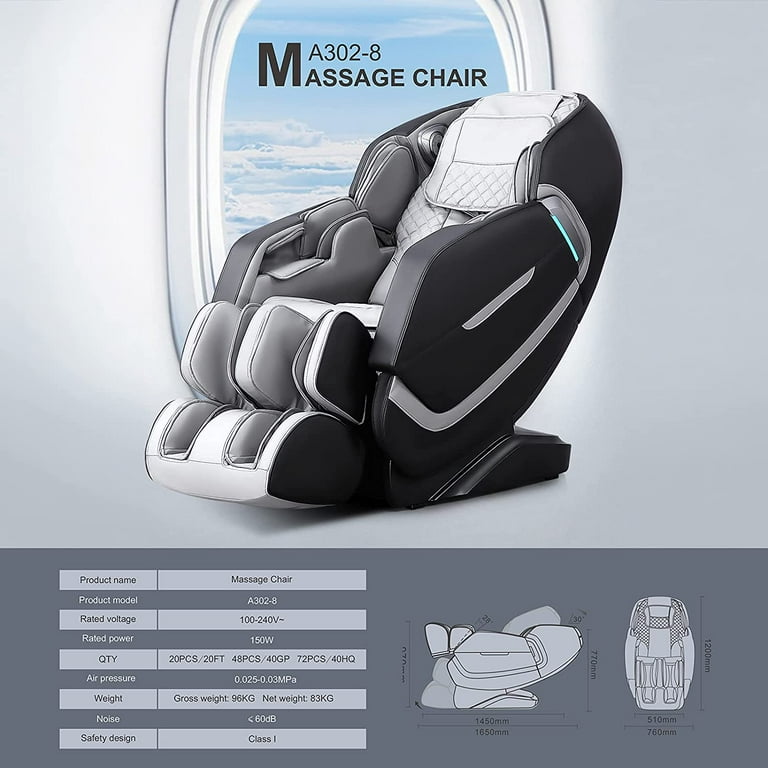 TEAMOR Large Luxury Massage Chair - 4D Fully Automatic Shiatsu Recliner  Massager, Full-Body Immersive Zero Gravity Interstellar Space Capsule -  Venue Marketplace