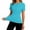 WQR1-Blue, variant on Short Sleeve Rash Guard for Women Quick Dry Swim Shirt UPF 50+ UV Sun Protection Swimsuit Bathing Suit Top Sun Shirts