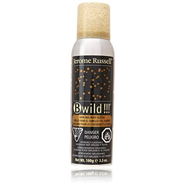 B Wild Glitter Body & Hair Spray, Gold, Oz B Wild Glitter Body & Hair Spray, Gold, Oz