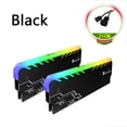 thumbnail image 3 of Disipador de calor RGB RAM DDR DDR3 DDR4 esparcidor de calor de refrigeración de memoria para computadora de escritorio, 3 of 5