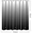 thumbnail image 2 of Forro de cortina de ducha, forro de cortina de ducha ligero gris, cortinas de ducha de plástico, forro de ducha de PEVA de 72 x 72 pulgadas con 12 orificios para ojales, 3 imanes W, 2 of 4