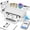 Type1-White, variant on BAOKALER Label Maker, Label Printer with Tape Portable Bluetooth Mini Printer, Inkless Thermal Labeler for Home Office School