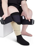 circaid juxtalite HD Lower Leg Compression Wrap (Moderate to Severe Edema), LG-FC (Full Calf), Short Beige