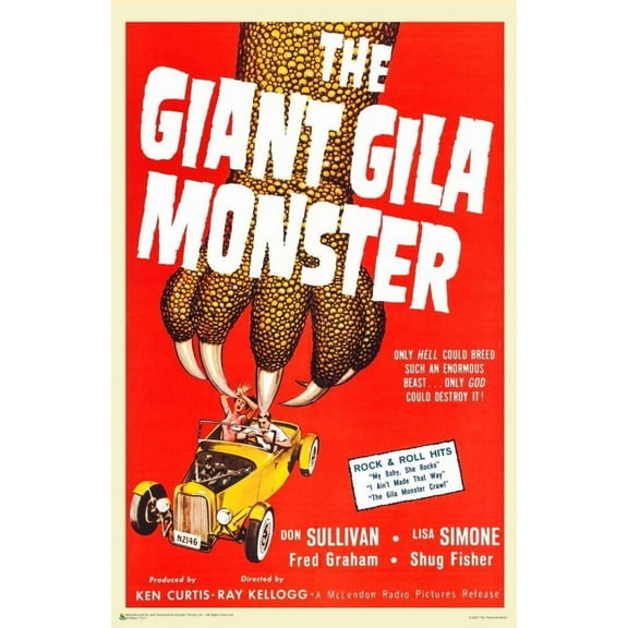 The Giant Gila Monster Classic Movie Mini Poster 11" x 17"