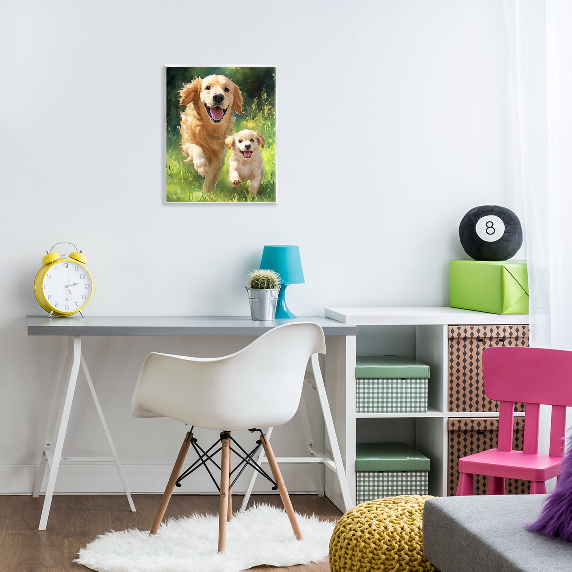 Father & Son Labrador Wall Plaque Art, design by Momart