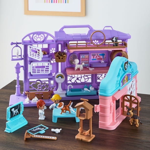 Kid Connection Vet Clinic Playset with Light and Sound - Walmart