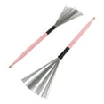 thumbnail image 4 of Drum Wire Brush, Compact Portable Drum Brush  For Drummer Pink, 4 of 8