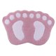 thumbnail image 2 of Estera del piso del dormitorio Pies grandes y lindos para el baño Estera para la puerta Estera para pies Estampado de pie Alfombra rosa 40x60cm Magideal Estera del piso del dormitorio, 2 of 7