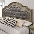 thumbnail image 6 of FOA Bunde 5pc Gray Wood Bedroom Set-Queen + 2 Nightstands + Dresser + Mirror, 6 of 16