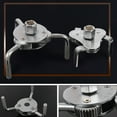 thumbnail image 2 of Llave para filtros de aceite de 3 garras reversible, modelo con patas redondas en acero 45# color plateado, 2 of 6