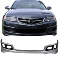 thumbnail image 2 of Ikon Motorsports Compatible with 06-08 Acura TSX OE Front Bumper Lip Paint Alabaster Silver Metallic #NH700M, 2 of 7