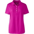 thumbnail image 2 of Lands' End Essentials Women's  Short Sleeve Active Polo Shirt - Lightweight Breathable Easy Care Feminine Fit, 2 of 2
