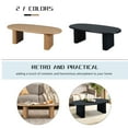thumbnail image 4 of Noble House 51" Modern Coffee Table with Tapered Top and Rounded Edges, Spacious Natural Timber Table for Living Room, Easy Assembly, Natural Wood, 4 of 7