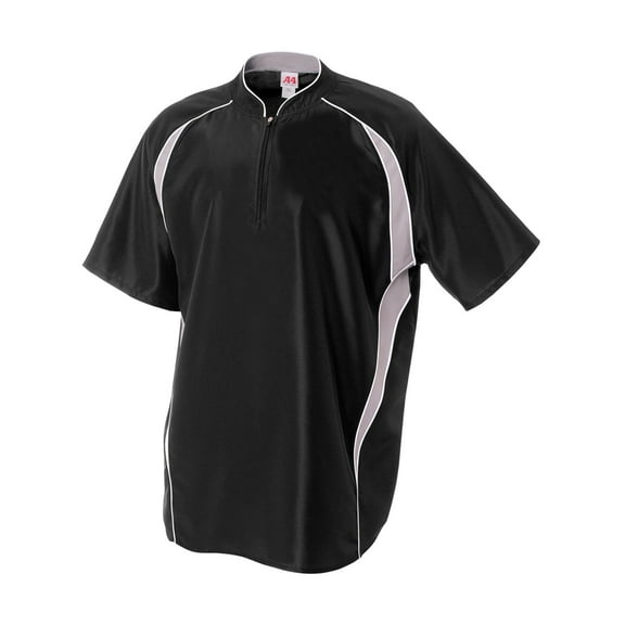 A4 Batting Jacket For Men in Black | N4241