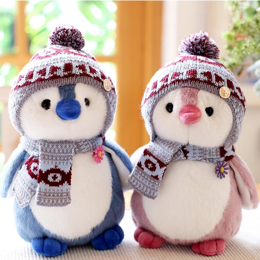 Cute Blue Penguin Plush Toy 7.9 inches, Penguin Plush Toy, Cute Penguin Plush, Penguin Plush, Cute Baby Penguin Stuffed Animal, Soft Penguin Stuff Plush Doll Gift for Kids Girls Boys Girlfriend