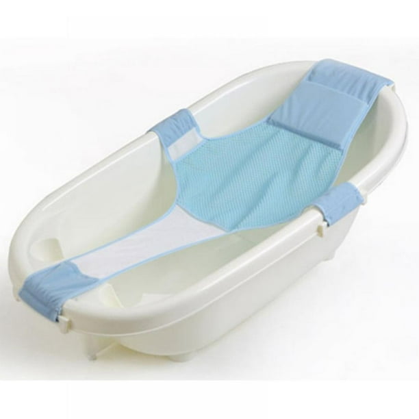 Baby Bath Seat Infant Bathing Support Mat with Four Safety Support