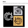 thumbnail image 3 of Billuyoard Carbon Metal Decoration Etching Time Washable Metal Save And Restaurants Time Decoration Etching Steel Herramientas de estampado, 3 of 6