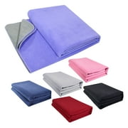 Happy date Non Slip Hot Yoga Blanket, Absorbent Woolen Yoga Blanket for Hot Yoga, Bikram, Pilates