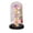 Multicolor, variant on CaiTeLin Glass Dome with Gold Foil Rose Ornament, Creative Decoration for Women's Day, Valentine's Day and Birthday Gifts, Home Table Centerpiece for Bedroom, Living Room, Party, Event