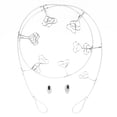 thumbnail image 3 of Portable Clips Hanging Photo Folder Hanging Photos Clips, Wire Rope Photo Clips Wall Hanging Photos Clips, for Photos Office, 3 of 8