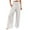 White, variant on Riforla Women Summer High Waisted Cotton Linen Palazzo Pants Wide Leg Long Lounge Pant Trousers with Pocket