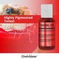 thumbnail image 2 of Chefmaster 6-Bottle SetUMRT&nbsp;of Metallic Airbrush Food Coloring, Rich Colors, Edible Glitter, Professional-Grade Dye for Icing, Frosting, Fondant, Chocolate, Made in USA, 0.67 oz Each, 2 of 3
