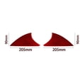 thumbnail image 3 of Real Bright Soft Car Interior Carbon Fiber Sticker DecorationFor RAM 1500 2013-2018 Red Carbon Fiber Interior Window Pillar CoverAuto Car Protection Interior Accessories, 3 of 8