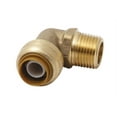 thumbnail image 2 of SharkBite 1/2 in. Push x 1/2 in. Dia. MPT Brass Elbow, 2 of 6