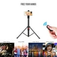 thumbnail image 4 of Support Selfie BT 55 Pouces Trépied de Téléphone Portable avec Télécommande pour iPhone X 8, 4 of 7