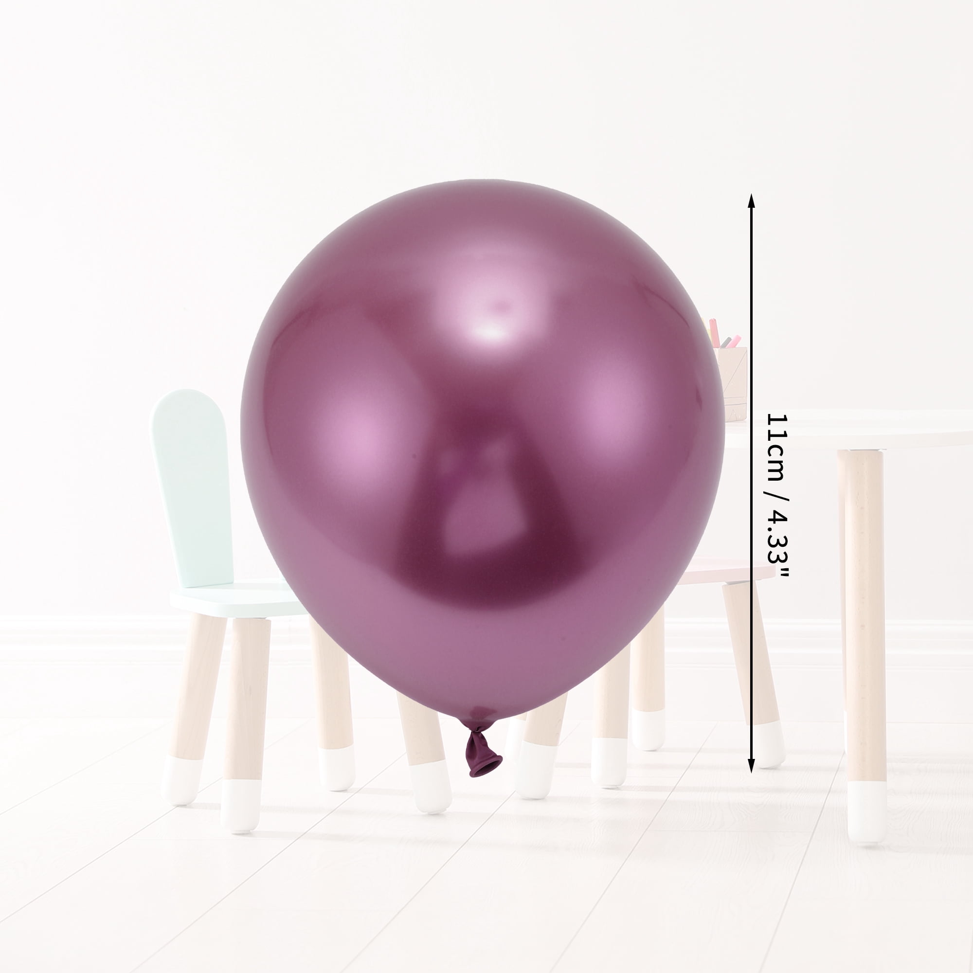 Unique Bargains 20Pcs Latex Party Wedding Graduation Anniversary Balloons Red