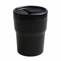 LAMIRO Car Cup Holder Slot Organizer Change Coin Phone Storage (Black)