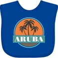 thumbnail image 3 of Inktastic Aruba Vacation Sunset Boys or Girls Baby Bib, 3 of 4