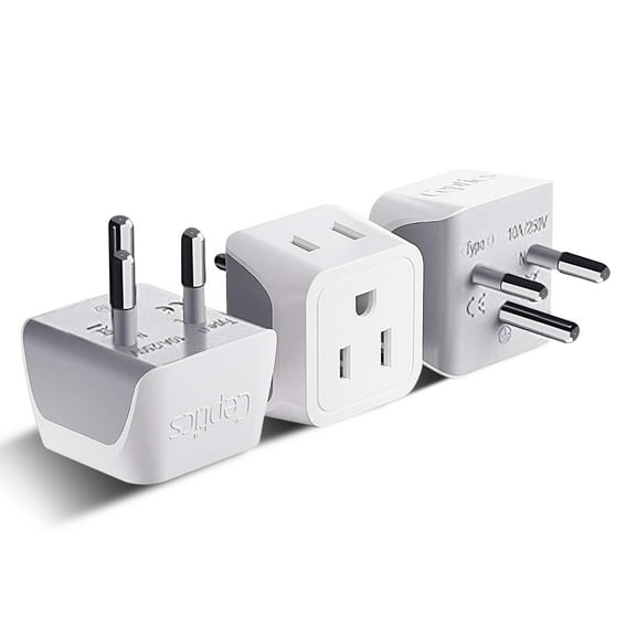 Ceptics CT-18 Thailand Travel Adapter Plug - Type O (3-Pack)