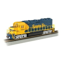 Bachmann-EMD GP40 - Standard DC -- Santa Fe #2964 (Warbonnet, blue, yellow) - HO